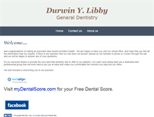 Tablet Screenshot of drdurwinlibby.com